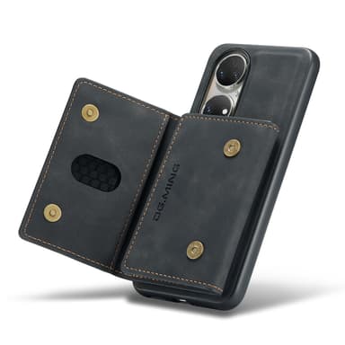 Huawei Tri-Fold lommebokdeksel Sort Huawei P50 Pro