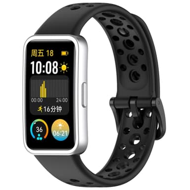 Silikonreim til Huawei Band 8/9/10 Sort