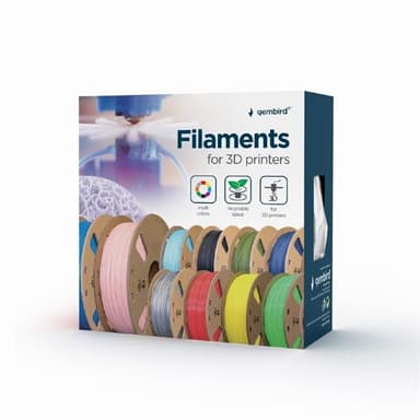PLA Filament for 3D-skrivere 1,75 mm 1 kg - Hvit