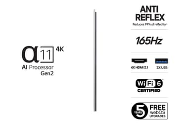 LG 83" OLED G 4K OLED evo TV (2025)