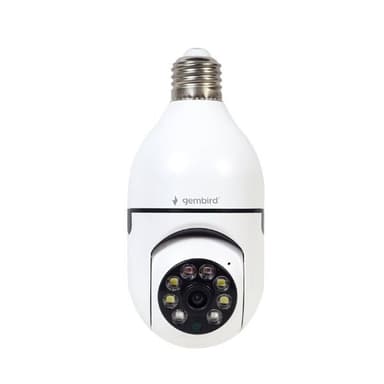Smart WiFi-kamera med E27-sokkel – Full HD, 355° Rotasjon og Tuya-støtte