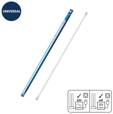 Philips T8 UN LED lysrør 18W G13 (kjølig hvit)