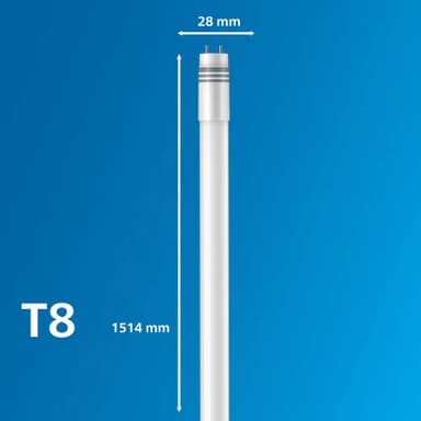 Philips T8 UN LED lysrør 23W G13 (kjølig hvit)