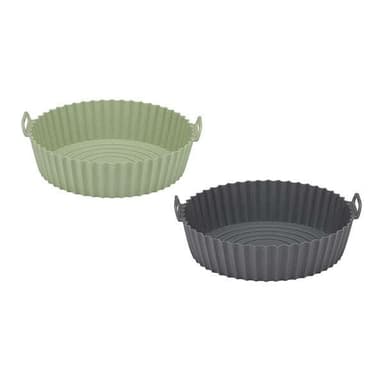 Alpina Silikonform for Airfryer – 20,5 cm, Non-stick og Enkel Rengjøring