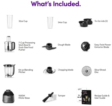 Nutribullet Triple Prep System blender NBF580B (grå)