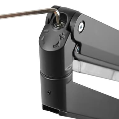 Ergonomisk Skrivebordsfeste for 3 Skjermer – Passer Opptil 27""