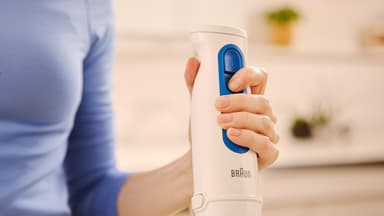 Braun MultiQuick 3 håndmikser MQ30.202.MWH (hvit/blå)