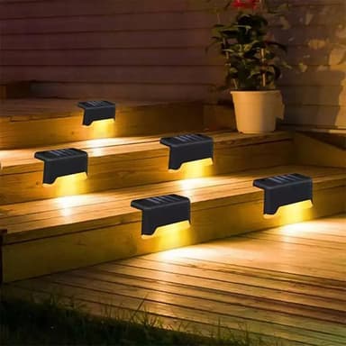 Solcelledrevet LED-belysning for Terrassetrapper – Enkel Installasjon og IP65 Beskyttelse