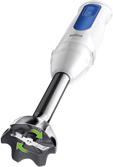 Braun MultiQuick 3 håndmikser MQ30.202.MWH (hvit/blå)