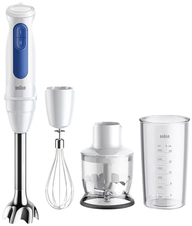 Braun MultiQuick 3 håndmikser MQ30.202.MWH (hvit/blå)
