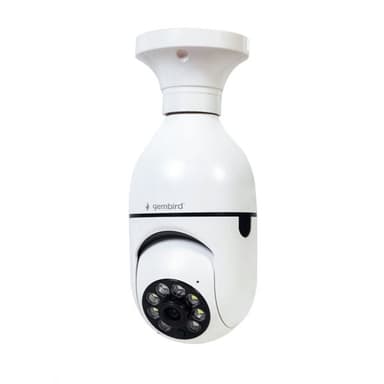 Smart WiFi-kamera med E27-sokkel – Full HD, 355° Rotasjon og Tuya-støtte