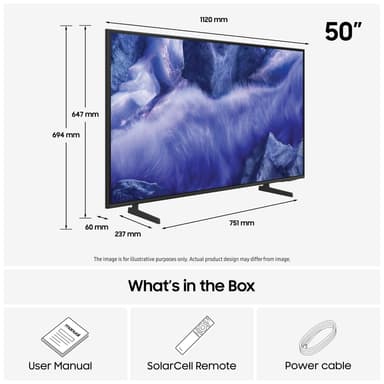 Samsung 50” QEF1 4K QLED Smart-TV (2025)