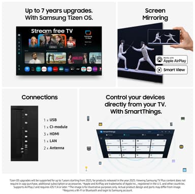 Samsung 75” QEF1 4K QLED Smart-TV (2025)