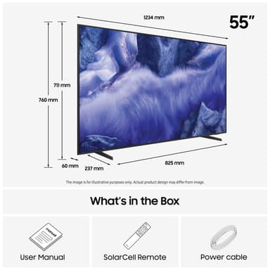 Samsung 55” QEF1 4K QLED Smart-TV (2025)