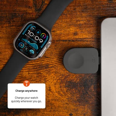 Fixed Apple Watch trådløs USB-C lader (sort)