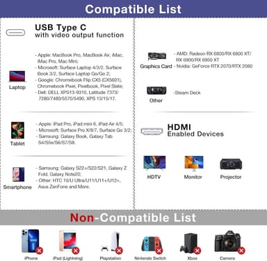 NÖRDIC USB-C til HDMI 8K60Hz adapter