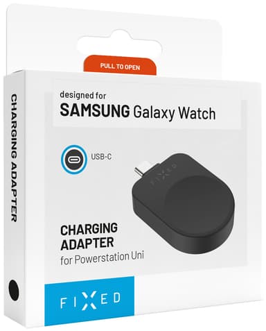 Fixed Samsung Watch trådløs USB-C lader (sort)