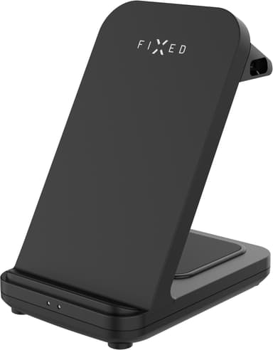 Fixed 2in1 Universal trådløst ladestativ (sort)
