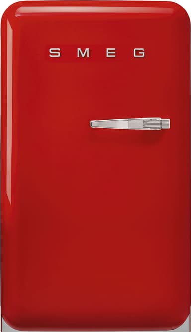 Smeg 50's style kjøleskap med fryser FAB10LRD6 (rød)
