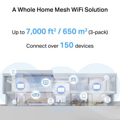 Mercusys Halo H27BE BE3600 Wi-Fi 7 Mesh system (3-pakning)