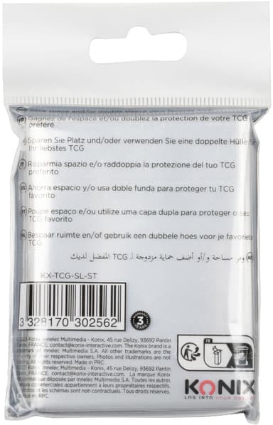 Konix Trading Card Game Perfect Fit kortlommer (100-pakning)