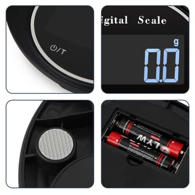 Elektronisk digital vekt 5 kg med 0,1 g presisjon