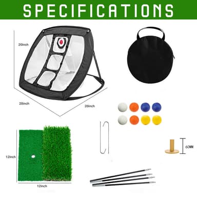 Bærbart golfnett for trening
