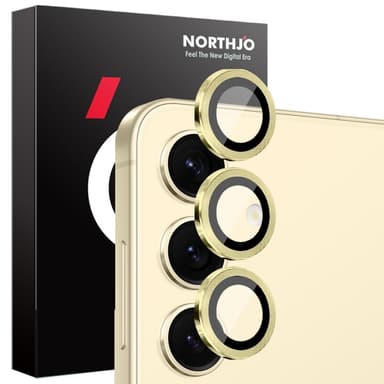 NORTHJO for Samsung Galaxy S25 Herdet Glass Kameralinsebeskytter