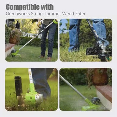 Trådsneller for Greenworks Weed Eater gresstrimmere, 4 stk. Flerfarget