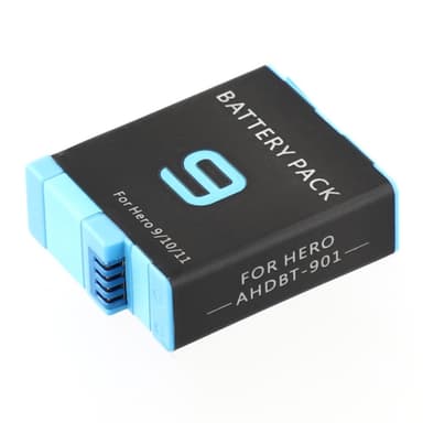 Batteri for GoPro Hero 12 11 10 9 3,85V 1720mAh AHDBT-901 erstatningsbatteri