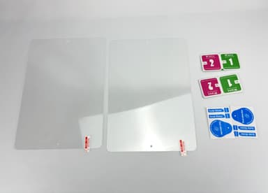 2.5D Skjermbeskytter i herdet glass til iPad (2-pakning) iPad Air1/Air2 9,7 tommer
