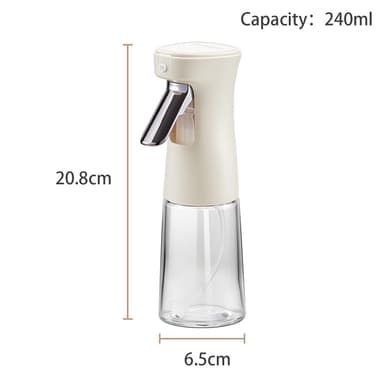 Sprayflaske til kjøkkenet, 240 ml Hvit
