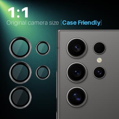 NORTHJO for Samsung Galaxy S25 Ultra Herdet Glass Kameralinsebeskytter