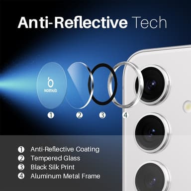 NORTHJO for Samsung Galaxy S25+ Herdet Glass Kameralinsebeskytter