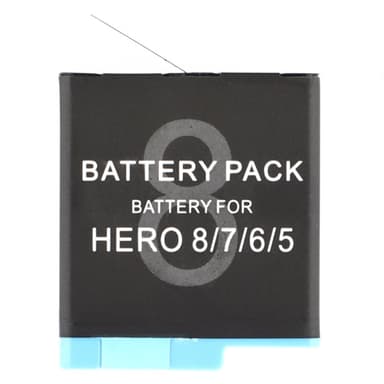 Batteri for GoPro Hero 8 3,85V 1220mAh AHDBT-801 erstatningsbatteri