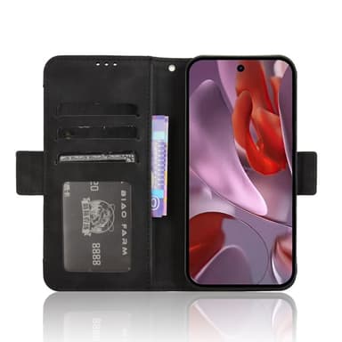 Til Google Pixel 9A Lommebok-deksel - Svart