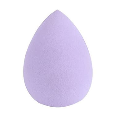 2 stk Makeup Sponge Blender Teardrop Beauty Egg Cleansing Puff Skin Care - Lys lilla