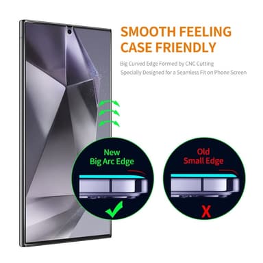 ENKAY 2stk herdet glass skjermbeskyttere til Samsung Galaxy S25 Ultra