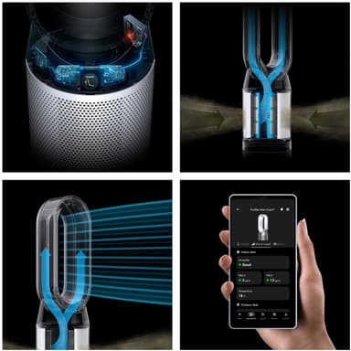 Dyson Hot + Cool HP1 luftrenser 544826-01 (hvit/sølv)