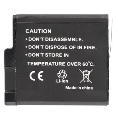 Batteri for GoPro Hero 7 6 5 3,85V 1250mAh AHDBT-501 601 701 erstatningsbatteri