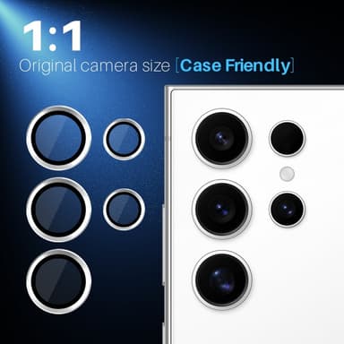 NORTHJO for Samsung Galaxy S25 Ultra Herdet Glass Kameralinsebeskytter