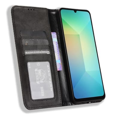Vintage Lommebok-deksel til Samsung Galaxy A36 5G - Svart