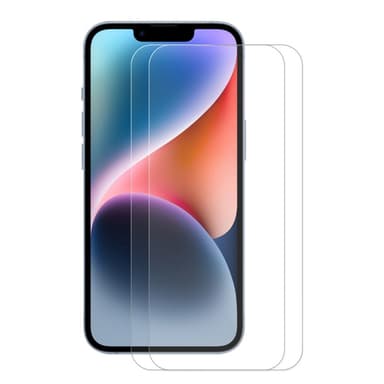 ENKAY 2stk herdet glass skjermbeskyttere til iPhone 16e Transparent