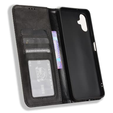 Vintage Lommebok-deksel til Samsung Galaxy A36 5G - Svart