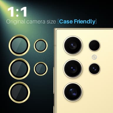 NORTHJO for Samsung Galaxy S25 Ultra Herdet Glass Kameralinsebeskytter