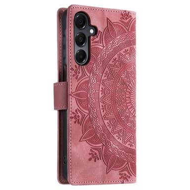 For Samsung Galaxy A26 Lommebok Deksel Shell Mandala Blomstermønster