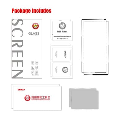 ENKAY 2stk herdet glass skjermbeskyttere til Samsung Galaxy S25 Ultra