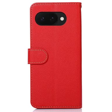 KHAZNEH Til Google Pixel 9A Lommebok-deksel Litchi Texture Telefonveske