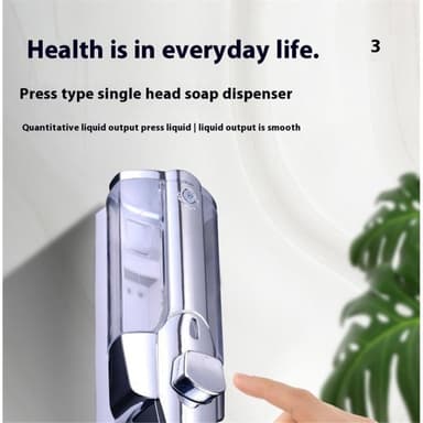 Såpedispenser Veggmontert Håndsåpedispenser 350ML Dusjpumpedispenser