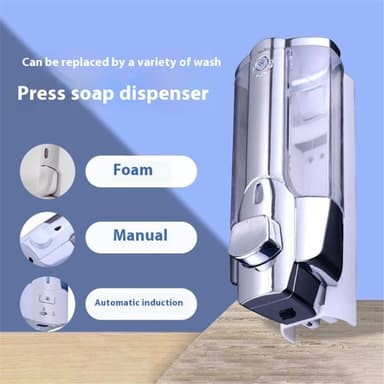 Såpedispenser Veggmontert Håndsåpedispenser 350ML Dusjpumpedispenser